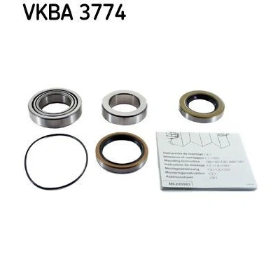 Image of MB001315 Wheel bearing kit SKF VKBA 3774 with shaft seal 65,1mm