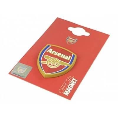 Image of Arsenal FC Official Football Crest Fridge Magnet (One Size) (Red)
