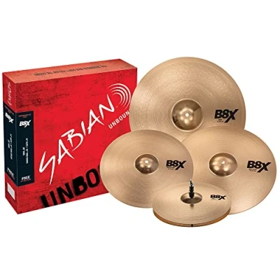 Image of Sabian B8X Performance Cymbal Set Plus 14&quot; Hats 16&quot;/18&quot; Thin Crash 20&quot; Ride