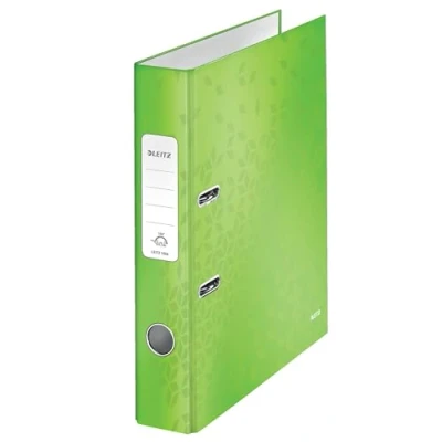 Image of Leitz 10060054 A4 Lever Arch File, 50 mm Spine Width, WOW Range, Green