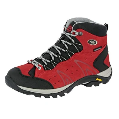 Image of Brütting Women&#039;s Mount Bona High Rise Hiking Shoes, Red, 9 UK