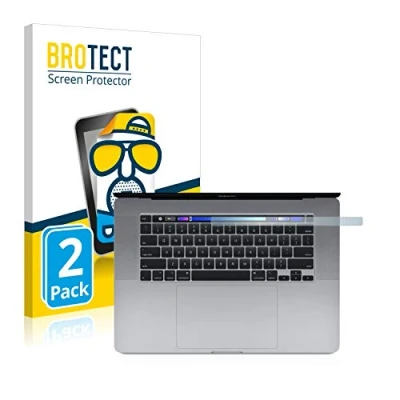 Image of brotect Screen Protector Anti Glare compatible with Apple MacBook Pro 16&quot; 2019 (ONLY Touch Bar) (2 Pack) Matte, Protection Film