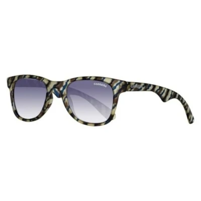 Image of Carrera 6000 Grey Blue Sunglasses 889 50ku 50KU, Havana/Avio Blue, 50