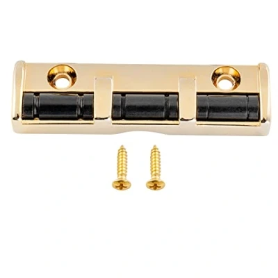Image of Musiclily Pro 43mm Steel Roller Guitar Nut for Strat and Tele Electric Guitar, Gold
