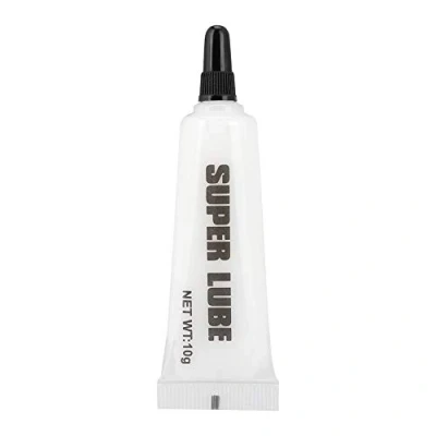 Image of ASHATA 3D Printer Accessories Metal Rail Grease Lubricating Oil with Non toxic Tasteless,Super lube Gear for Reduce Noise Good Lubrication Effect Oil,White