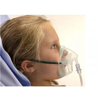 Image of Intersurgical Paediatric Medium Concentration Oxygen Mask with Nose Clip x1