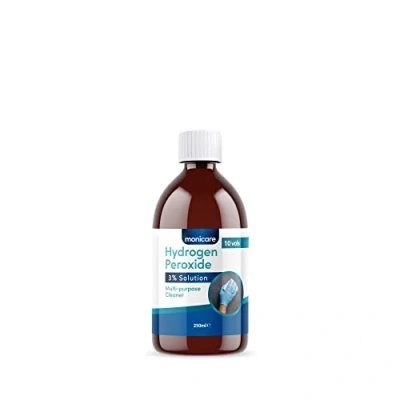 Image of Monicare Hydrogen Peroxide 3% 250ml, 10 Vols, Clear