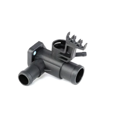Image of 037121133E Coolant Flange VAICO V10 0783 Cylinder Head Original Quality VOLKSWAGEN: Golf 3 Variant, Cabrio, Corrado