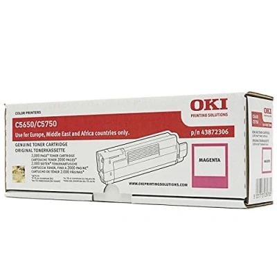 Image of OKI C5650 Toner Cartridge 2000 Pages Magenta