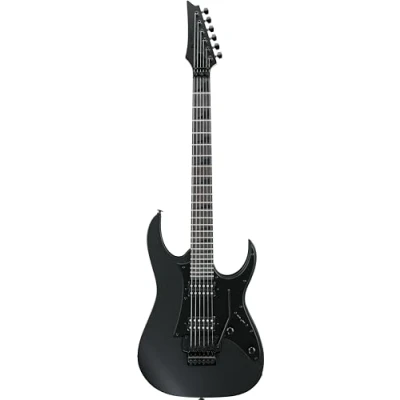 Image of IBANEZ GIO RG SERIES, Electric Guitar, Locking Tremolo, Reverse Headstock Black Flat