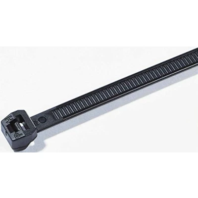 Image of HellermannTyton T30ROS.HB3P Cable Tie Nylon 145x3.4mm Bk (PK 100)