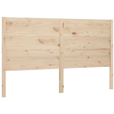 Image of vidaXL Bed Headboard 141x4x100 cm Solid Wood Pine