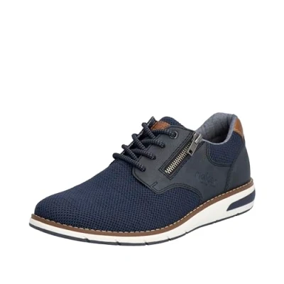 Image of Rieker Men&#039;s 11311 Lace up, Blue, 9.5 UK
