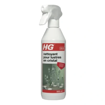 Image of HG Crystal Chandelier Cleaner Easy to Use Spray for Chandeliers &amp; Glass Pendants, Drain, Dissolves Dirt 500ml
