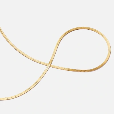 Image of Daisy London Fine Snake 18k Gold Plated Necklace