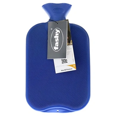Image of Fashy hot Water Bottle, Blue, 2 L