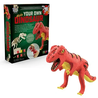 Image of Funtime Gifts Make Your Own Dinosaur Moulding Clay Kit