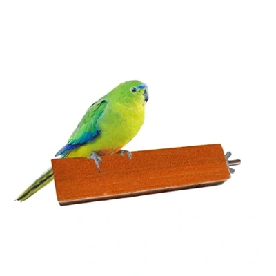 Image of Wood Perch for Bird Parrot Macaw African Greys Budgies Parakeet Cockatiels Conure Lovebird Finch Canaries Cage Shelf Toy
