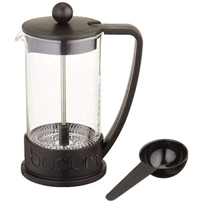 Image of BODUM Brazil 8 Cup French Press Coffee Maker, Black, 1.0 l, 34 oz