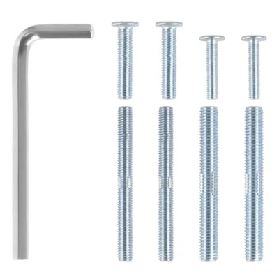 Image of Cat Scratching Post Replacement Screws,Cat Hemp Rope Scratch Pole Screws with 4PCS M10 &amp; M8 Hexagonal wrench for Post(Not Include Post)