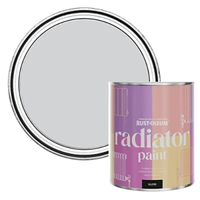 Image of Rust Oleum Purple Heat Resistant Radiator Paint in Gloss Finish Lilac Rhapsody 750ml