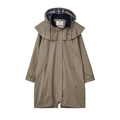 Image of LightHouse Womens Outrider Warm Waterproof Raincoat Ladies Lined Windproof Outdoor Coat with Removable Hood Fawn 10