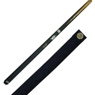 Image of BCE Unisex Bsp 1am 2 Piece Mark Selby Snooker Pool Cue with WAC System and Classic Case 145cm 9 5mm Tip, black butt/ natural wood shaft, 57 UK