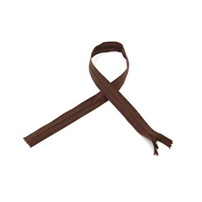 Image of LEDUC Zip, Brown, 60cm