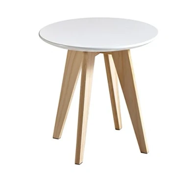 Image of Demeyere 299019 Rondo Coffee Table, Wood, White