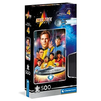 Image of Clementoni 35143 Puzzle Star Trek Jigsaw 500 Pieces, For Adults Made In Italy