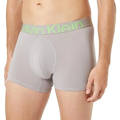 Image of Calvin Klein Men&#039;s Trunk 000nb3592a Trunk, Grey (Satelite), XS