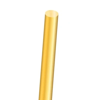 Image of 10mm Brass Rod,iMeistek 300mm Length Metal Solid Round Rod for Lathe Bar Stock, DIY Crafts (1PCS)