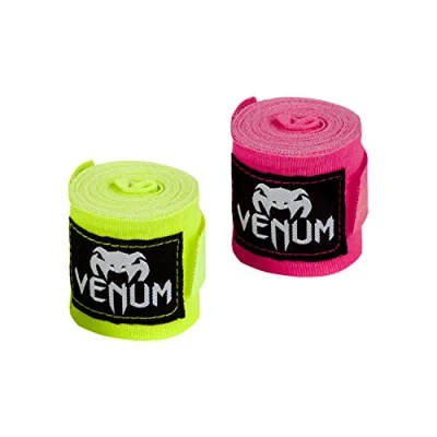 Image of Venum Unisex Adult Kontact Boxing Handwraps, Neo Pink, 2.5m
