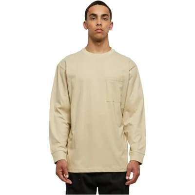 Image of Urban Classics Heavy Oversized Long sleeved top, Men&#039;s, Size: Small, Concrete