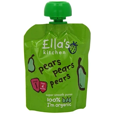 Image of Ella&#039;s Kitchen From 4 Months Pears 70g (Pack of 4)