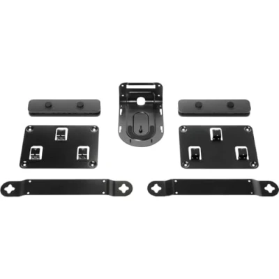 Image of Logitech 939 001644 Rally Mounting Kit for &amp; Plus Video Conferencing Systems Includes Mounts Camera, 2x Speakers, Table Hub, Display Hub Cable Holders (New)(Renewed)
