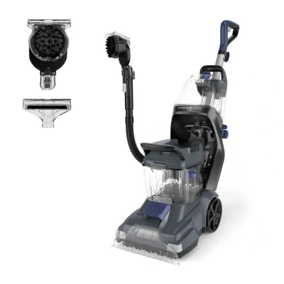 Image of Vax SpinScrub Power Plus Carpet Cleaner, Cleaning Machine, Stain Remover, 6 Year Guarantee, XL Capacity, Quick Dry Time, Deep Clean, Grey/Navy Blue, CDCW SSXA