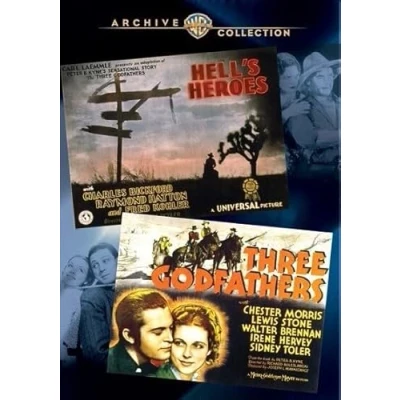 Image of Wac Double Features: Hell&#039;s Heroes (1929) / Three Godfathers [DVD] [1936] [Region 1] [US Import] [NTSC]