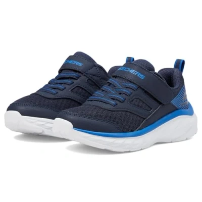 Image of Skechers Boy&#039;s Boundless Sneaker, Navy, 2 UK