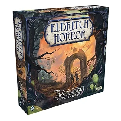 Image of Fantasy Flight Games FFGD1020 Eldritch Horror Traumlande, Multicoloured, Colourful, 2. Erweiterung
