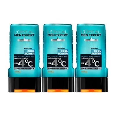 Image of L&#039;Oréal Men Expert Cool Power Extreme Freshness Shower Gel for 300 ml Pack of 1