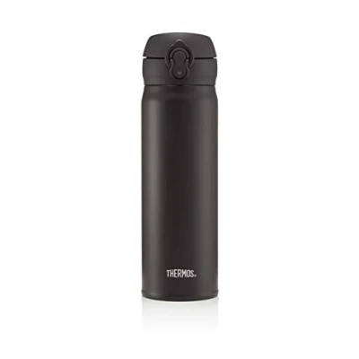 Image of Thermos Flask, Stainless Steel, Matt Black, 470 ml
