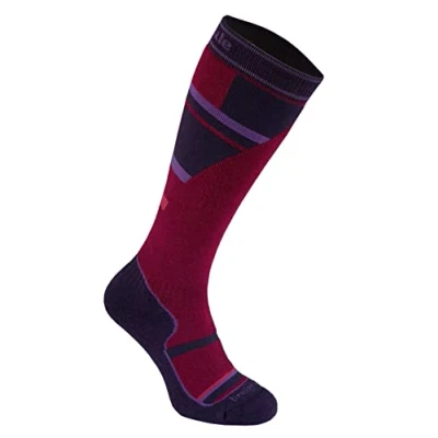 Image of Bridgedale Women&#039;s 0294/069 Socks, Purple, 12 UK