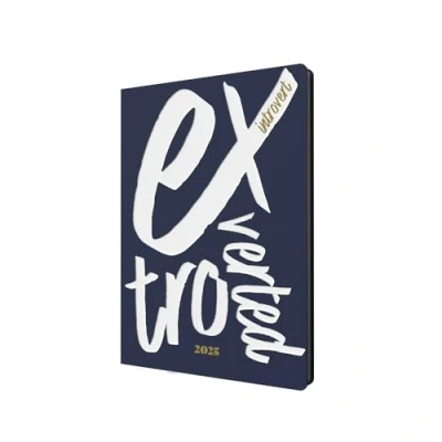Image of Collins Expressive Type 2025 Planner A5 Week to View Diary Navy (E ET153.59 25) Stylish Weekly Eco with Recycled Paper