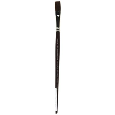 Image of Winsor &amp; Newton Size 10mm Galeria Short Handle One Stroke Brush