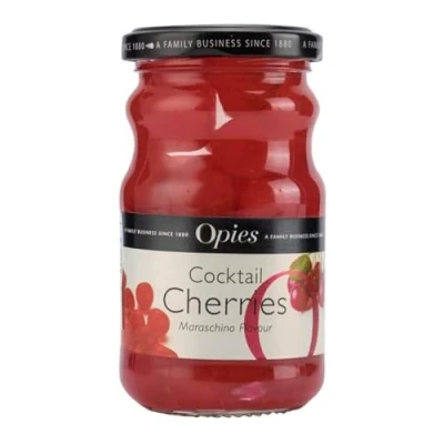 Image of Opies Cocktail Cherries Maraschino Without Stem 3x225g