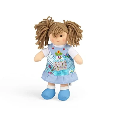 Image of Bigjigs Toys Sarah Doll SMALL Ragdoll Cuddly Toy