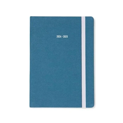 Image of Letts of London Raw A5 academic 2024/2025 week to view diary teal