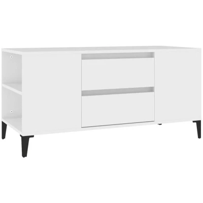 Image of vidaXL TV Cabinet White 102x44.5x50 cm Engineered Wood