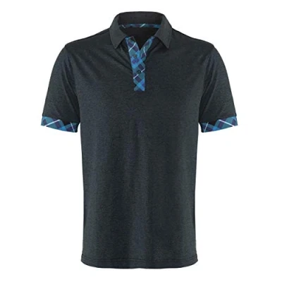 Image of Royal &amp; Awesome Navy and Blue Golf Polo Shirts for Men, Tops Men&#039;s Shirts, Mens